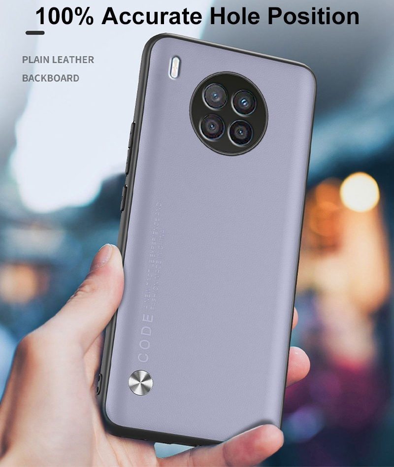 Huawei Nova 8i 8i luksusa PU ādas maciņš Honor 50 Lite 50Lite pārvalkam matēts silikona triecienizturīgs tālrunis_voghion.com