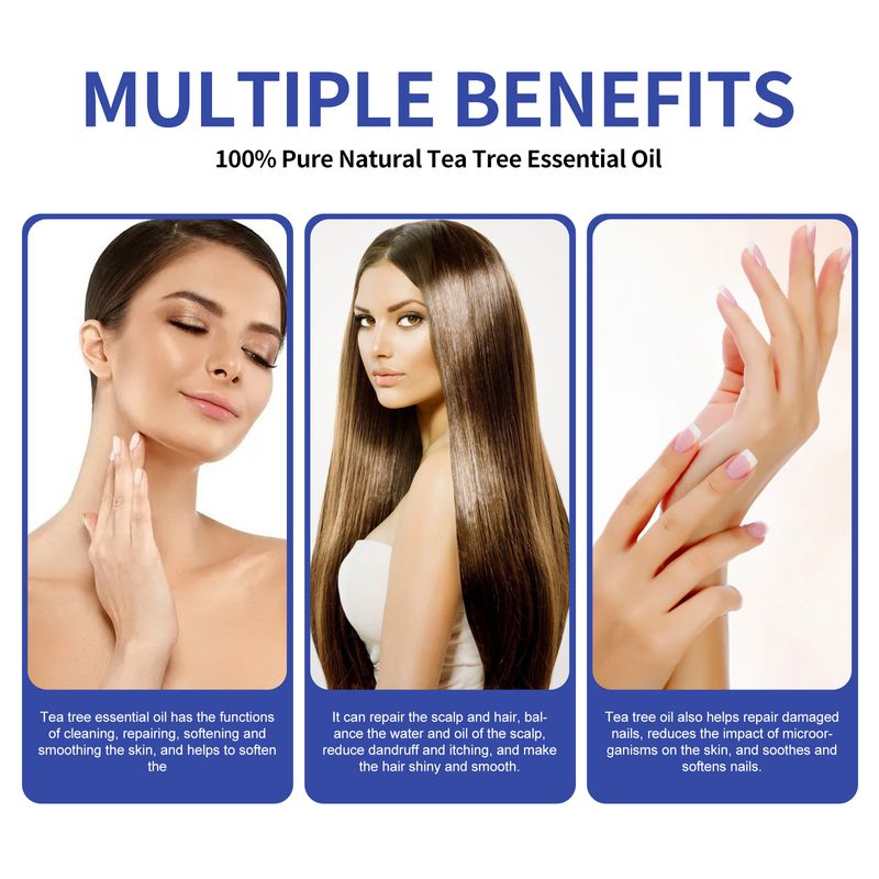 West&month Tea Tree Essence Nail Care Multi Effect eteerinen öljy kosteuttavaan kasvojen ihoon_voghion.com