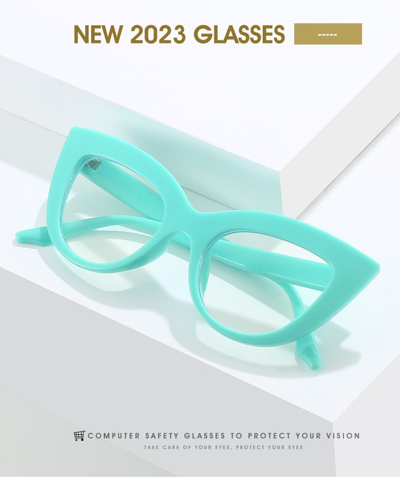 2023 Montatura per occhi da donna in stile caldo color caramello semplice e alla moda di gatto_voghion.com