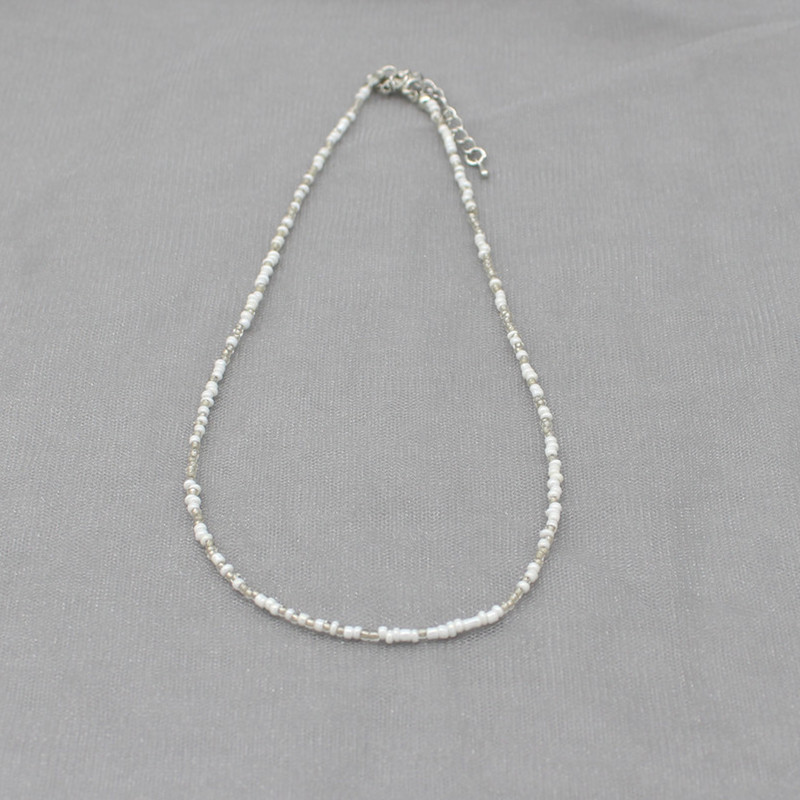 Mood lihtsad seemnehelmed Strand Choker kaelakee naiste string krae võlu, värviline käsitsi valmistatud Bohemia Collier Femme ehe kingitus_voghion.com