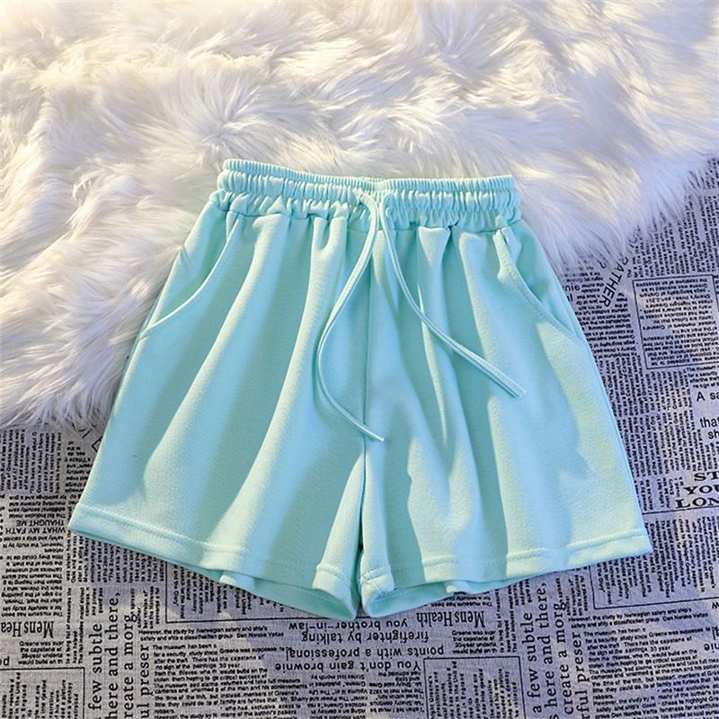 Women's Clothing Sports Shorts Ladies Loose Home Pajamas Wear Thin_voghion.com