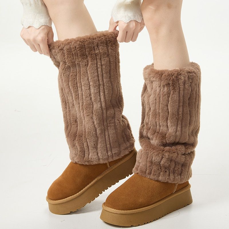 Voyage Cross-Border Pile Socks Set For Women, Autumn And Winter New Style, Women's Warm Leg Warmers, Trendy Versatile Foot_voghion.com