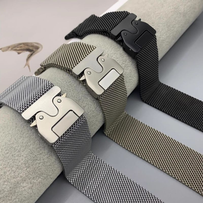 Cinturini per orologi Ultra2 Orologio con cinturino con fibbia a paracadute S10 in acciaio inossidabile_voghion.com