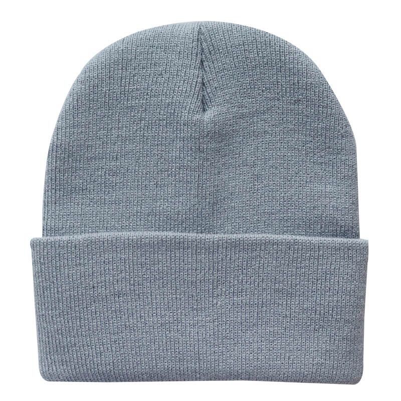 Unisex Multicolor light plate solid color knitted hat Wool hat beanie pull-over hat_voghion.com