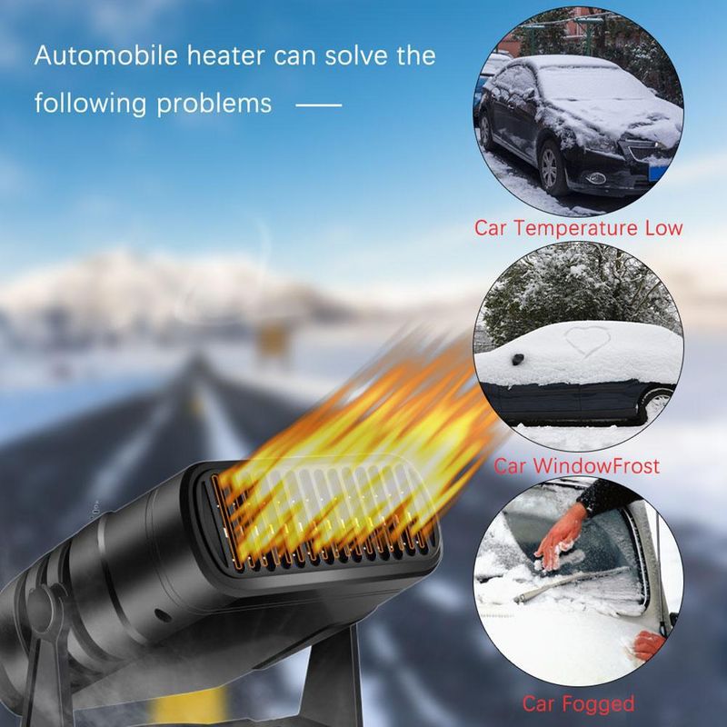 Riscaldatore portatile per sbrinamento e rimozione della neve per auto 12V24V Forniture automobilistiche portatili_voghion.com