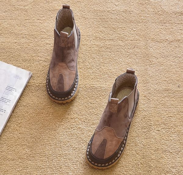 European American Spring And Autumn Flat Bottom Foreign Trade Short Boots_voghion.com