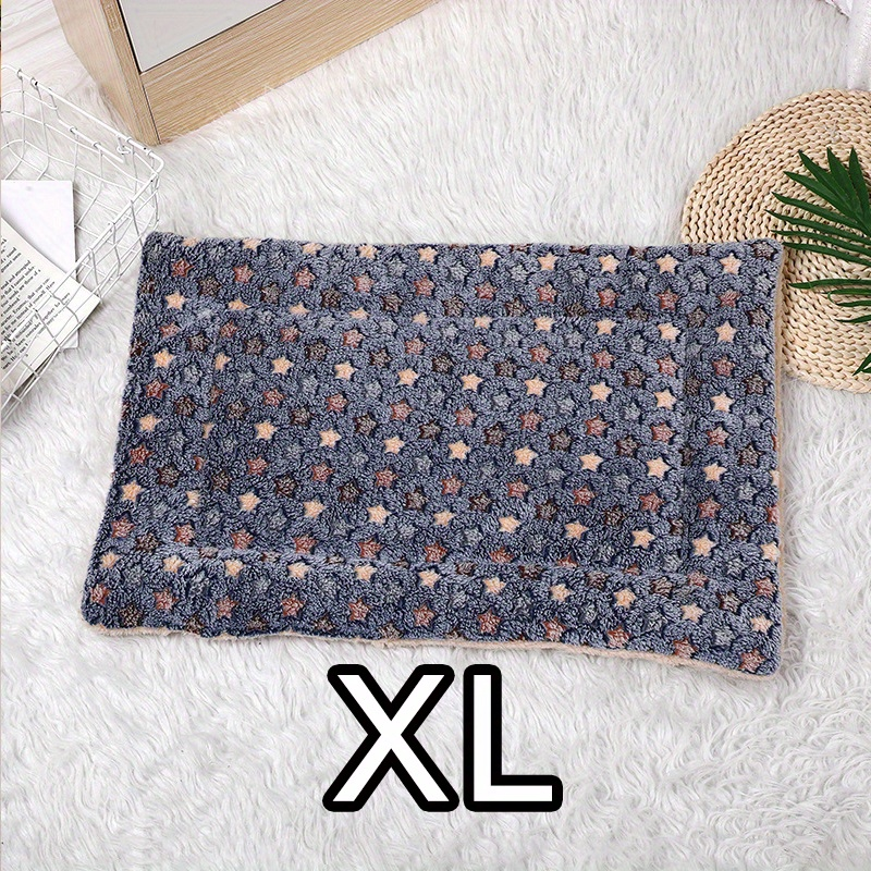 Cat Bed Mat Blanket Thickened Double Layered Plush Pad Dog Blanket Cat Mat Sleeping Pad_voghion.com