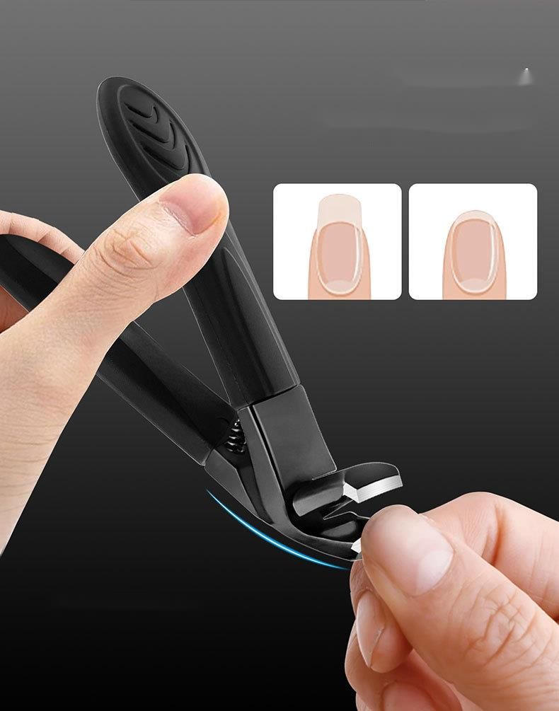 Tagliaunghie a becco d'aquila in acciaio inossidabile con apertura grande, anti-schizzi, per unghie incarnite_voghion.com