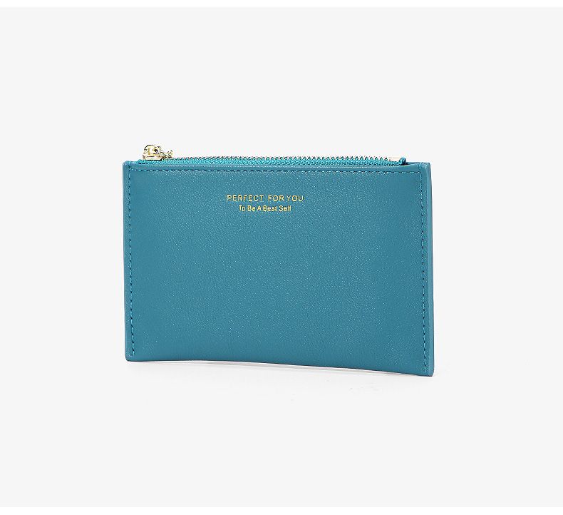Card Holder Purse Wallets Small Wallet Multi-function Card Bag Zipper Card Sleeve Student Wallet Mini Coin Wallet_voghion.com
