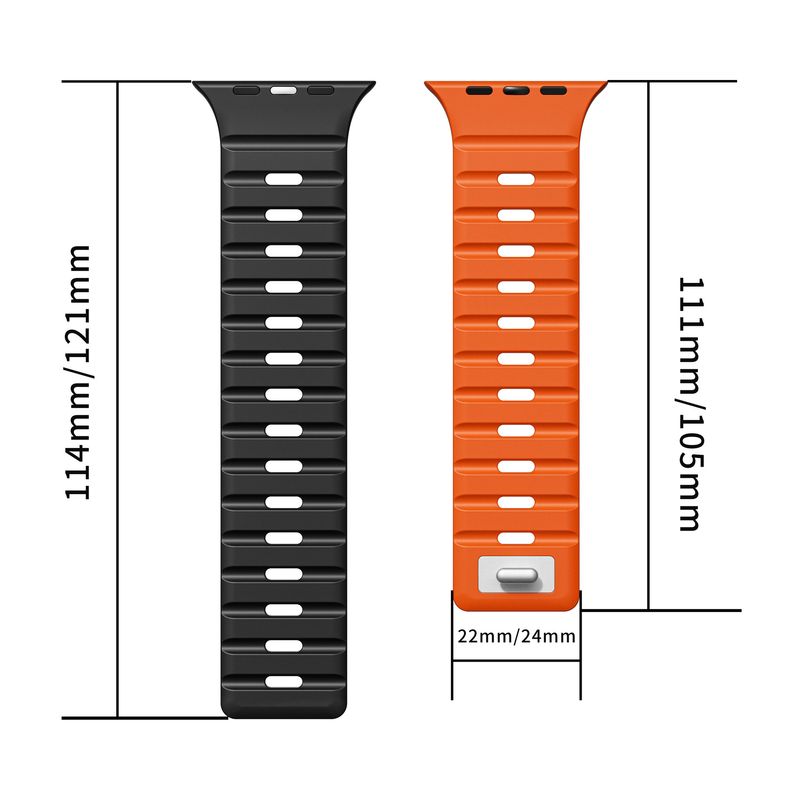 Applicable to iphoneWatch78910 generation SE Ultra2 advanced sense strong magnetic silicone strap_voghion.com