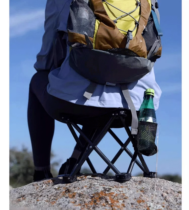 KingCamp Folding Outdoor Fishing Chair Travel Subway Queue Portable Stool Home Bench_voghion.com