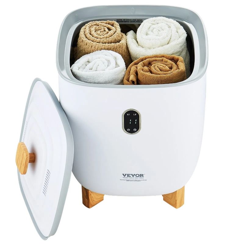 Scaldasalviette riscaldante da 60 minuti a 40/90 minuti con schermo Bm, LED da 25 litri, automatico, 20 modalità, colonne grandi, riscaldamento asciugamano, 2 secchi di spegnimento_voghion.com