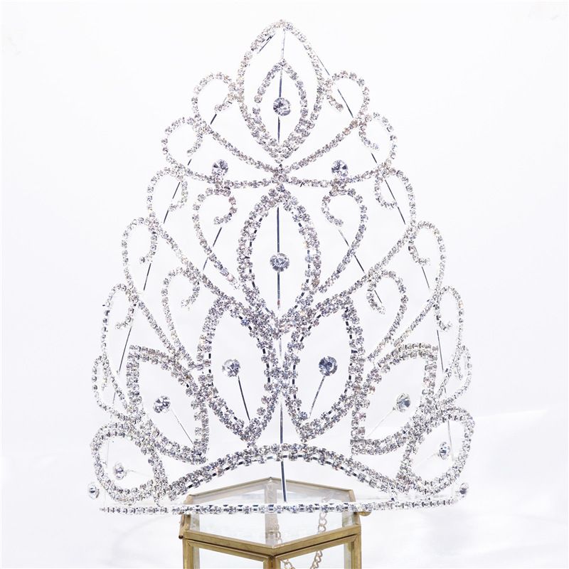 Braut Europäische Mode Exquisite Wasser Diamant Haar Zubehör Krone_voghion.com