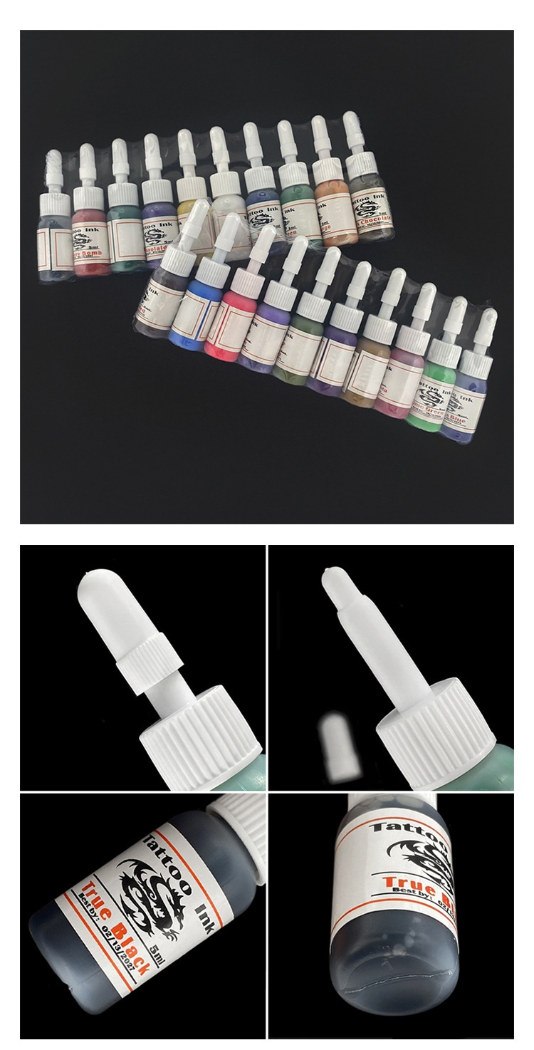 Set di 20 attrezzature per tatuaggi con penne Color Power God Motor Student_voghion.com