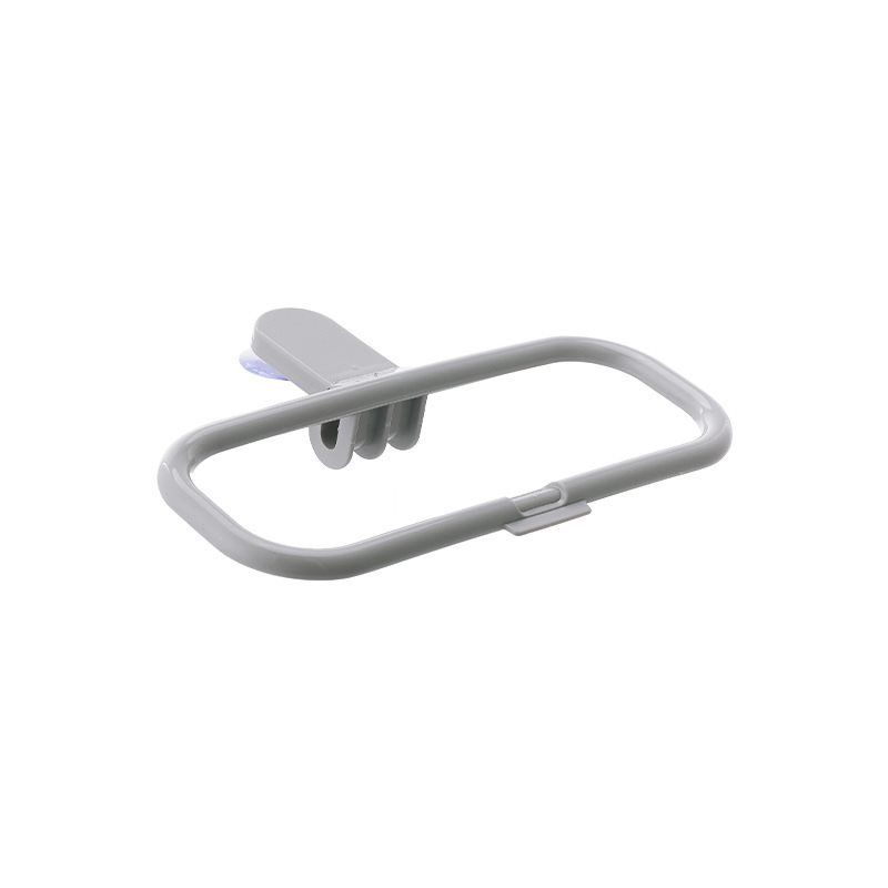 Supporto per sacco della spazzatura senza fori con anello di pressione, supporto per cucina con ventosa, supporto per anello portasciugamani multifunzionale_voghion.com