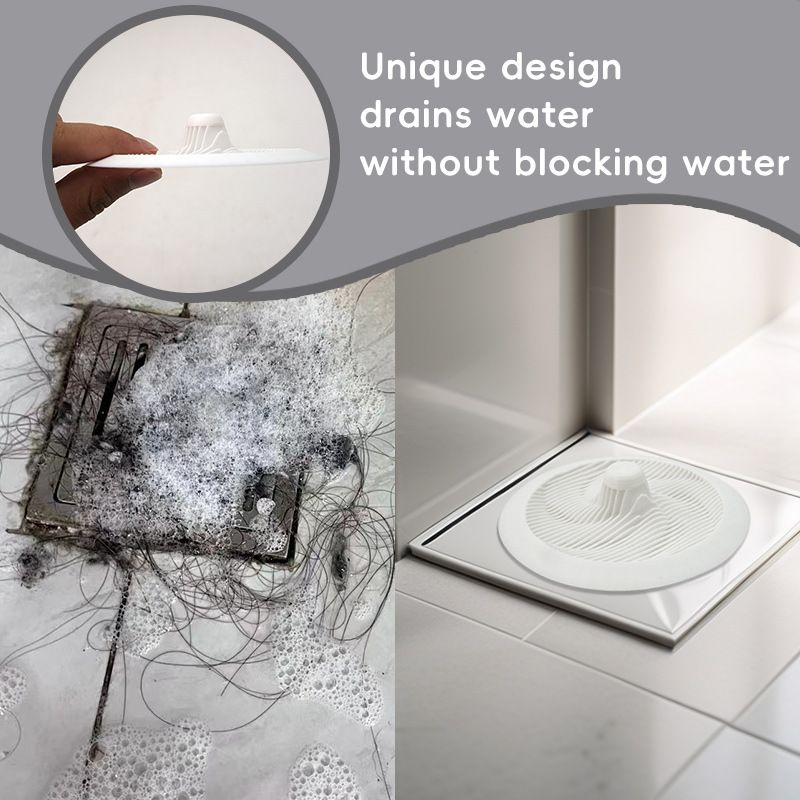 New Anti-Clogging Large Flow Kitchen Sink Bathroom Plastic Floor Drain_voghion.com
