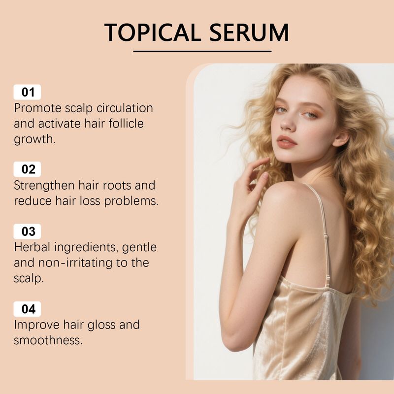 Siero nutriente Hoegoa Rinfrescante Idratante Nutriente Delicato Massaggio quotidiano Volumizzante Capelli lisci_voghion.com