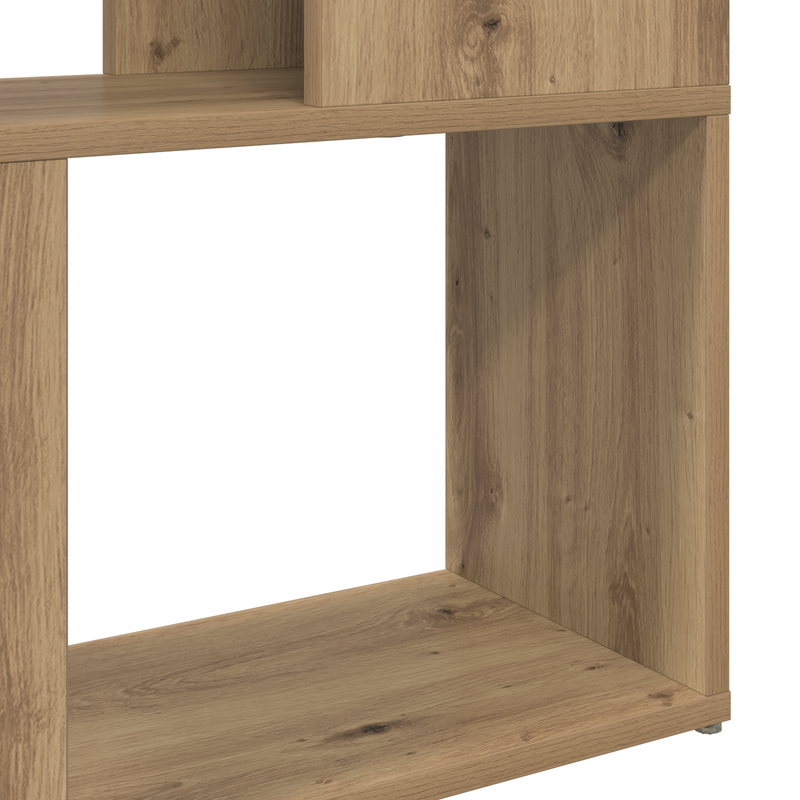 Bücherständer Eichenholz Holzwerkstoff 60 x 24 x 94 cm_voghion.com
