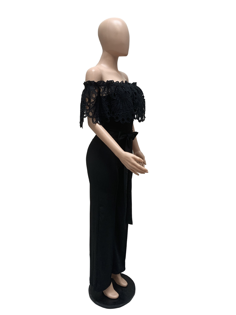 Women's Clothing sexy ruffled off-shoulder jumpsuit_voghion.com