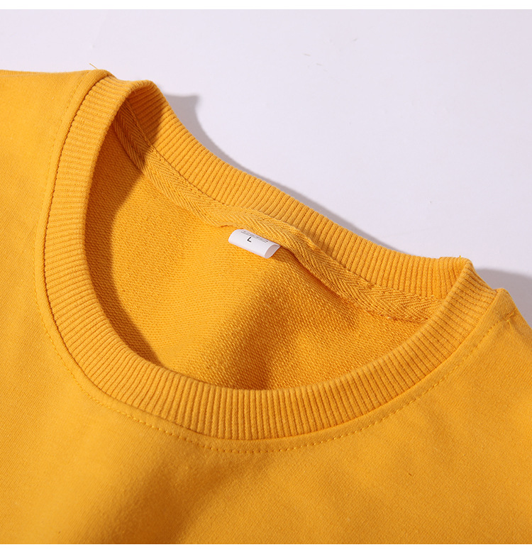 Sudadera de mujer primavera otoño 2023 cuello redondo sólido Haruku pulóveres multicolor casual algodón mujer sudaderas de punto_voghion.com