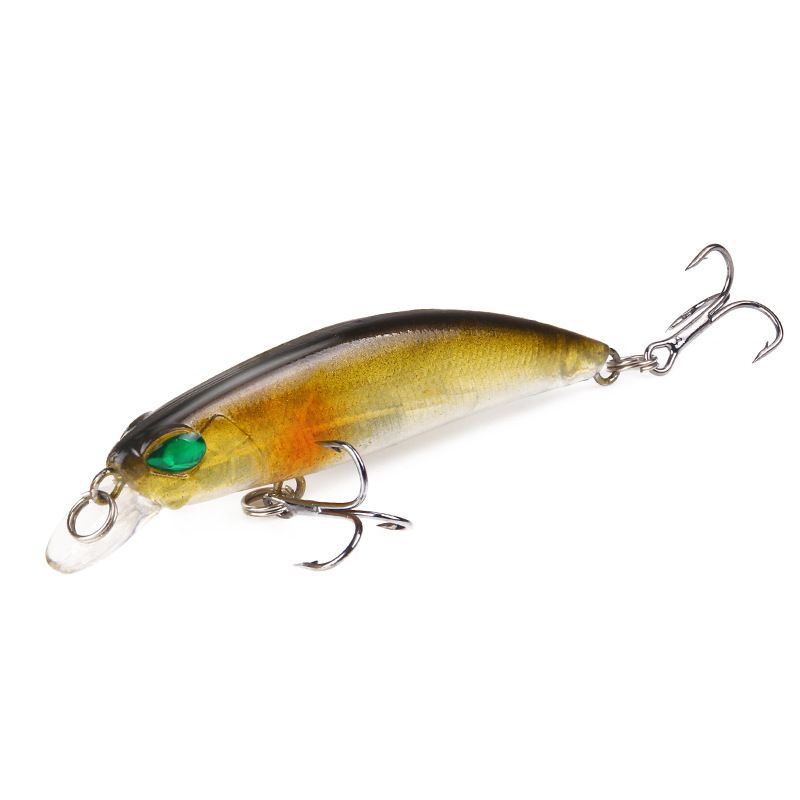 Vaba za ribe Minnow 7cm4g5 barvna plastična simulacija morskega ribolova ribja vaba sladkovodna trda vaba obrnjena usta ribiška oprema za brancine_voghion.com