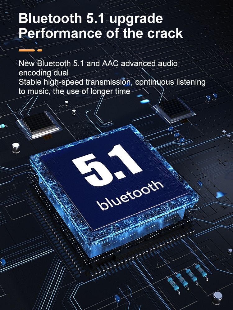 TG02Mini Bluetooth-Headset, 5.1 TWS, Touch-Digitaldisplay, Geräuschreduzierung, geringe Verzögerung, kabelloses Mini-Sport-Headset_voghion.com