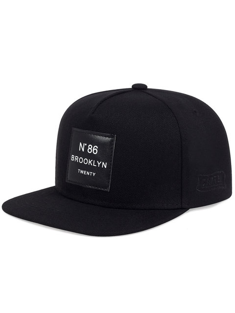 Men Women BROOKLYN Baseball cotton adjustable Snapback Hat Leather label N86 Hip Hop Caps Sun Hat Unisex Trucker Hats_voghion.com