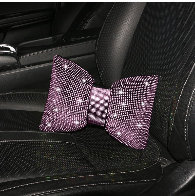 Automotive Products, Neck Protection Pillows, And Pillows For Women. Multi Colored Full Diamond Car Headrests, Lumbar_voghion.com