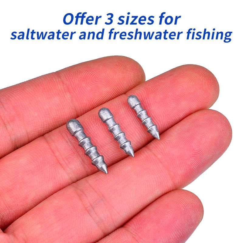 Soft Bait Weight Sinkers Lure Noodle Worm Lead Insert Supplies Fishing Gear Accessories_voghion.com