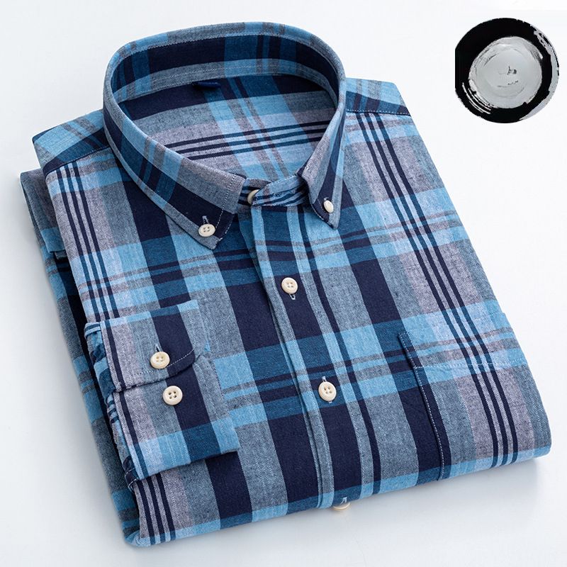 Chemise japonaise en lin et coton pour jeunes hommes, printemps et automne, manches longues, chemise décontractée en lin transfrontalière pour hommes_voghion.com