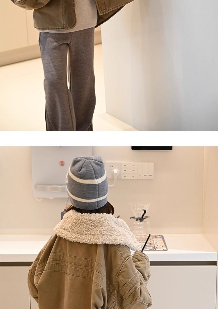 Giacca in denim per bambini con fodera in cotone – Elegante cappotto autunnale e invernale per ragazzi e ragazze (120-170 cm, marrone)_voghion.com