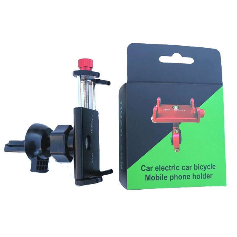 Θήκη τηλεφώνου ποδηλάτου από κράμα αλουμινίου, ηλεκτρικό ποδήλατο, μοτοσικλέτα, αυτοκίνητο μπαταρίας, αξεσουάρ θήκης αυτοκινήτου σταθερής πλοήγησης_voghion.com