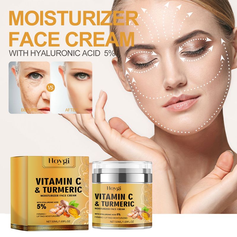 Hoygi Moisturizer Face Cream, Fade Out Fine Lines Bright Skin Firming Shine White Skin Anti-Wrinkle Cream_voghion.com