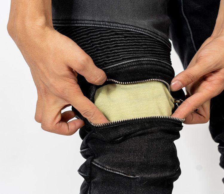 Pantalones de motociclismo para hombre y mujer: vaqueros de invierno con forro térmico, reforzados con Kevlar y antirayaduras, ideales para carreras y viajes de larga distancia._voghion.com