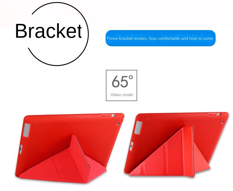 iPad-seriens skyddsfodral för surfplattor har ett Y-format vikbart fäste och stöder automatiska sömn- och väckningsfunktioner_voghion.com