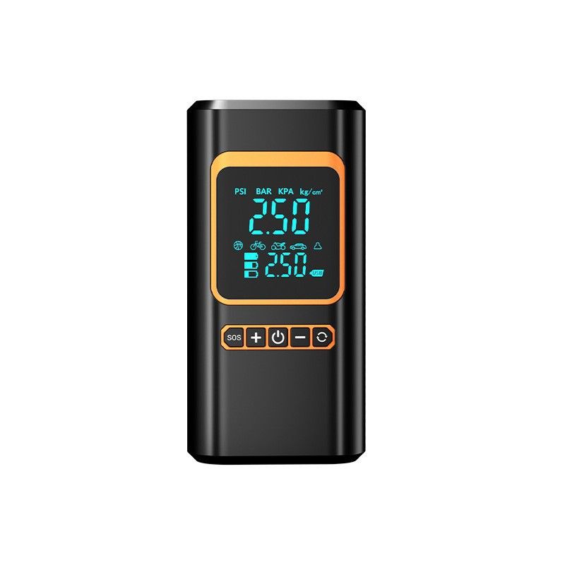 Autobatterie mit Dianbao-Reifenluftpumpe, 12 V, Notstart-Stromversorgung, Autoluftpumpe, multifunktionales Fahrzeug_voghion.com