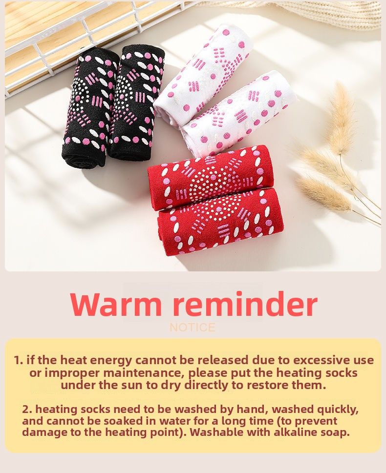Warme Wintersocken Selbsterhitzende Socken Massage Kältebeständige warme Füße Mittelrohr Schweißabsorbierende Baumwollsocken_voghion.com
