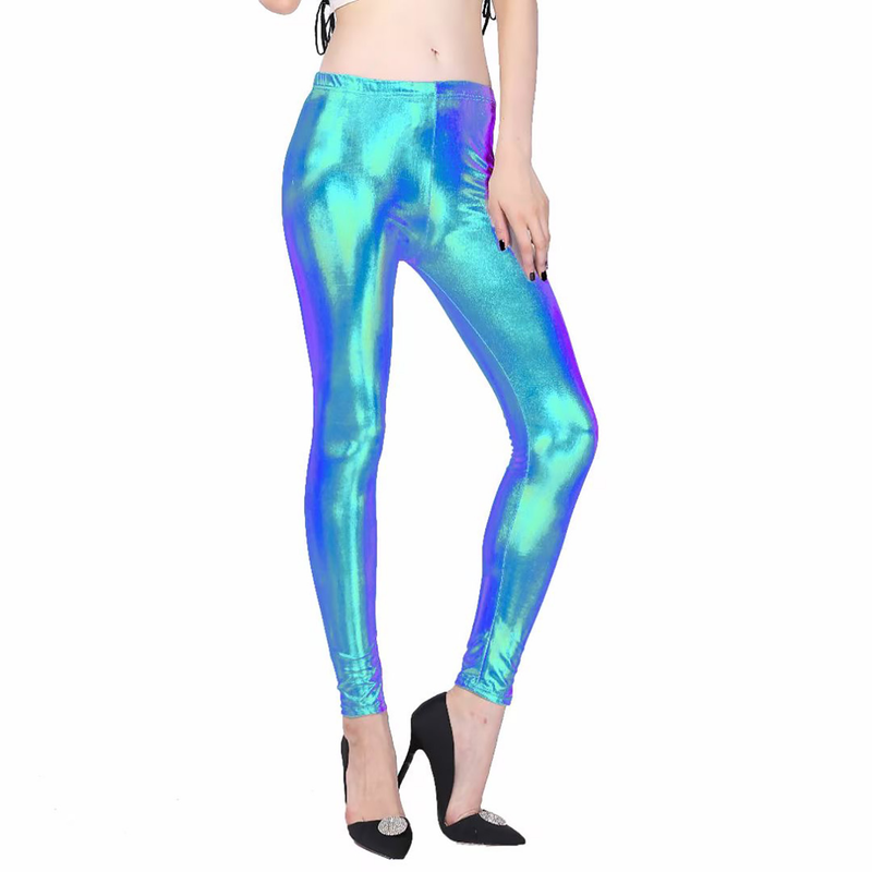 Damenbekleidung Hot Gold Kunstleder Leggings in mehreren Größen Süßigkeiten Nachtclub dünne Lederhosen verblassen nicht leicht neun_voghion.com