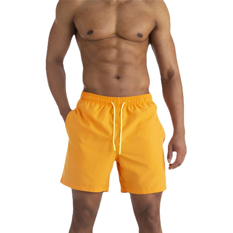 Shorts für Herren in US-Größen, Sommer-Strandhose, atmungsaktive, spritzwassergeschützte Sport-Freizeithose im Lotusblatt-Stil mit Futter_voghion.com