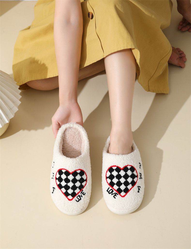2024 Autunno/Inverno Cartone animato Cotone per coppie femminili, Arredamento per la casa antiscivolo, Calore interno, Pantofole di Halloween_voghion.com