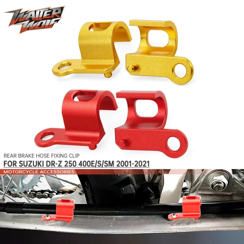 Morsetto tubo freno posteriore per SUZUKI DR-Z250 DRZ400 DR650 RM125 RM250 RM-Z250 RMZ450 es Fi Guida Clip DRZ DR RM RMZ 125 250_voghion.com