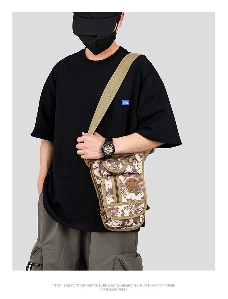 Borsa da gamba per motociclista, marsupio, per motociclisti maschi e femmine, impermeabile, per sport all'aria aperta, corsa, multifunzionale, borsa a tracolla Tide_voghion.com