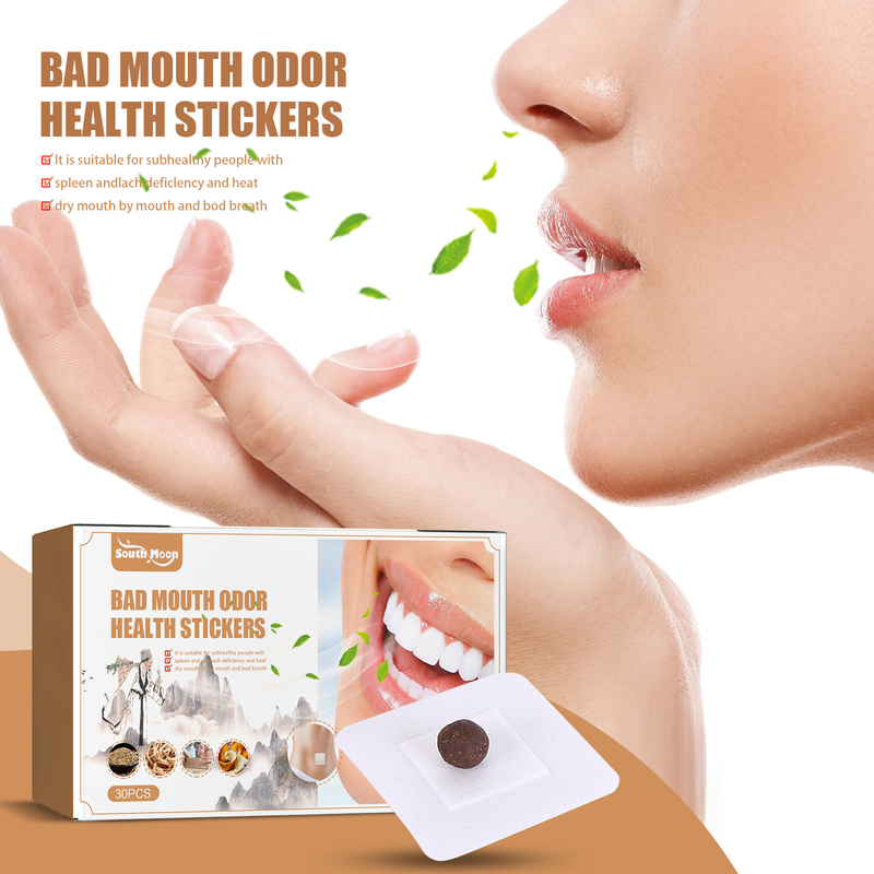 Moon Oral South Patch detergente per la pulizia dell'ombelico orale Patch per la pulizia dell'odore orale Patch per la cura dell'alito fresco_voghion.com