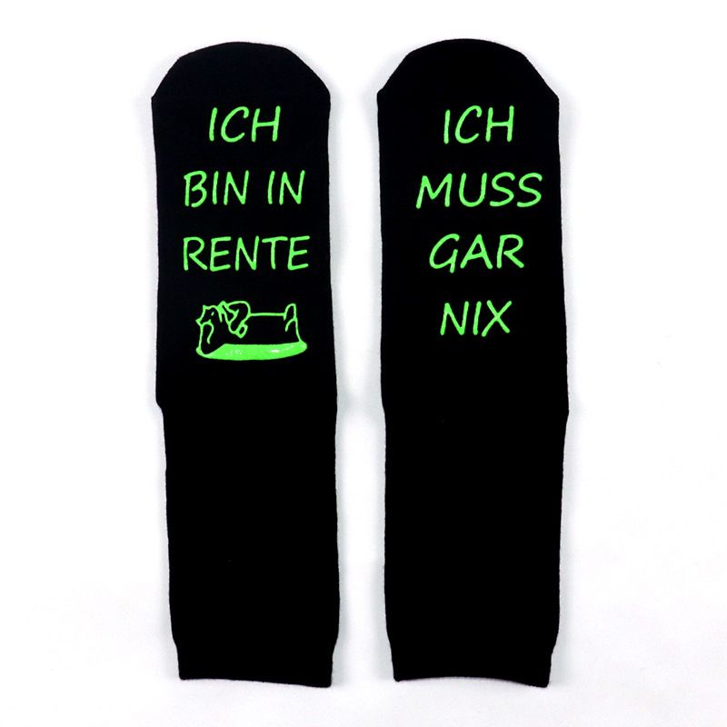 2025d Hot Selling Mid-Calf Retirement Series Casual Sports Cotton Non-Slip Dot Sole Floor Socks_voghion.com