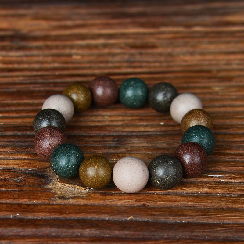 Chinese traditional Chinese medicine handmade five element "medicinal bead" jewelry promotes sleep, brings luck and wealth, and eliminates mold_voghion.com