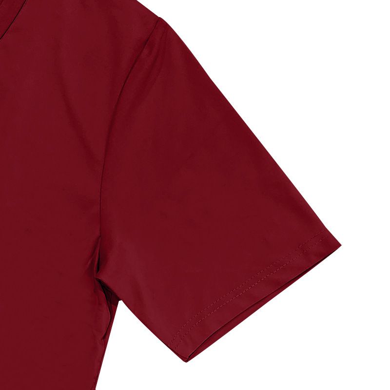 Herrenbekleidung T-Shirt Einfarbig V-Ausschnitt Kurzarm Sommer Neue Große Größe Trend Tops_voghion.com