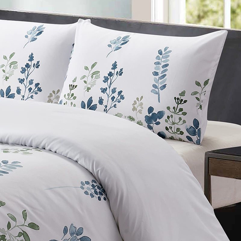 3D Digital Print Duvet Cover Set – Modern Floral Bedding, 90gsm Soft Fabric, Multiple Sizes Bedspread Style, White & Custom Patterns_voghion.com