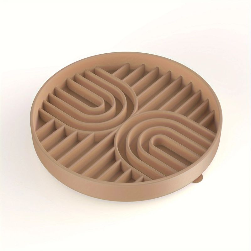 Pet Slow Food Plate Slow Feeder Disperses Attention, The Perfect Paving Mat Is Suitable For Snacks, Food, Peanut Butter & Yogger_voghion.com