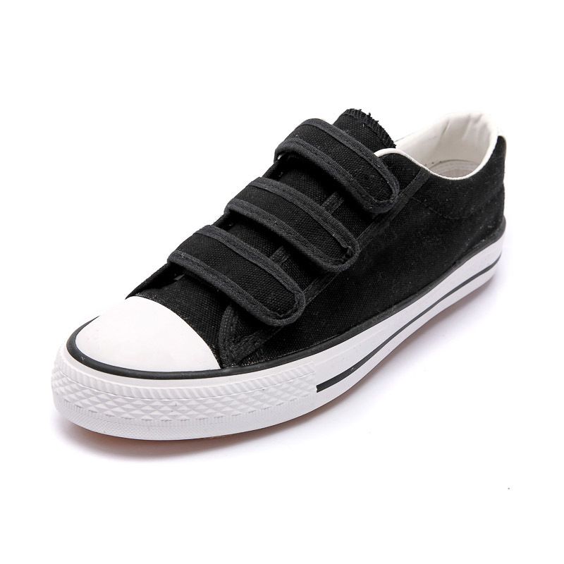 Scarpe da ginnastica casual traspiranti in tela da uomo, con velcro, per studenti delle scuole medie, primavera 2025_voghion.com