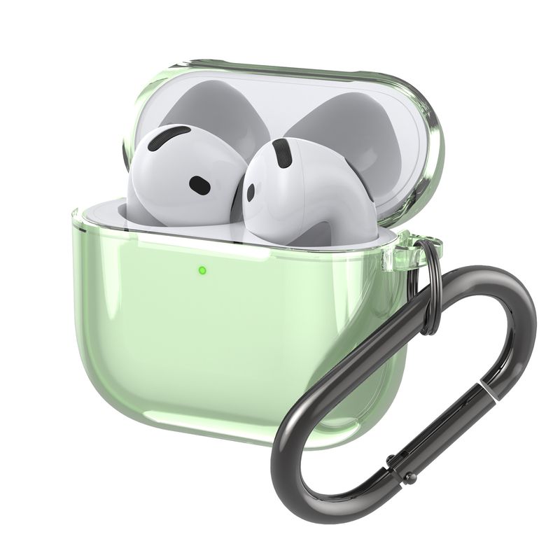 Piemērots 2024. gada 4. modelim, jauns caurspīdīgs un vienkāršs TPU Bluetooth austiņu aizsargvāciņš_voghion.com
